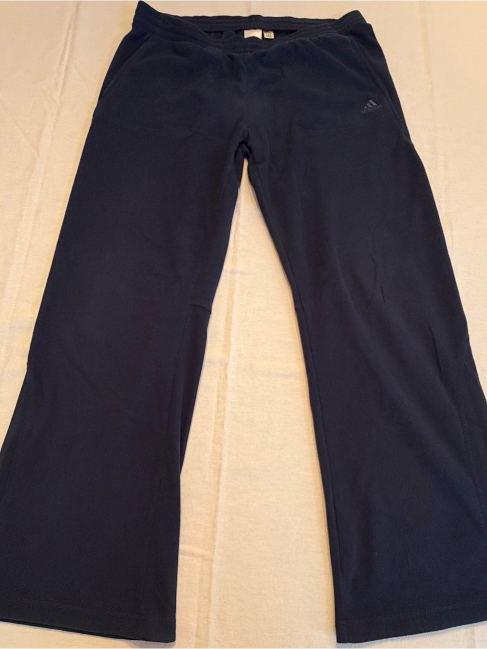 adidas Navy Straight-Leg Athletic Pants